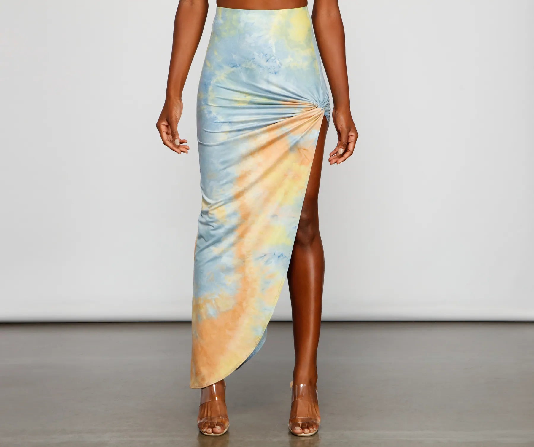 Golden Hour Tie-Dye Maxi Skirt - Image 14