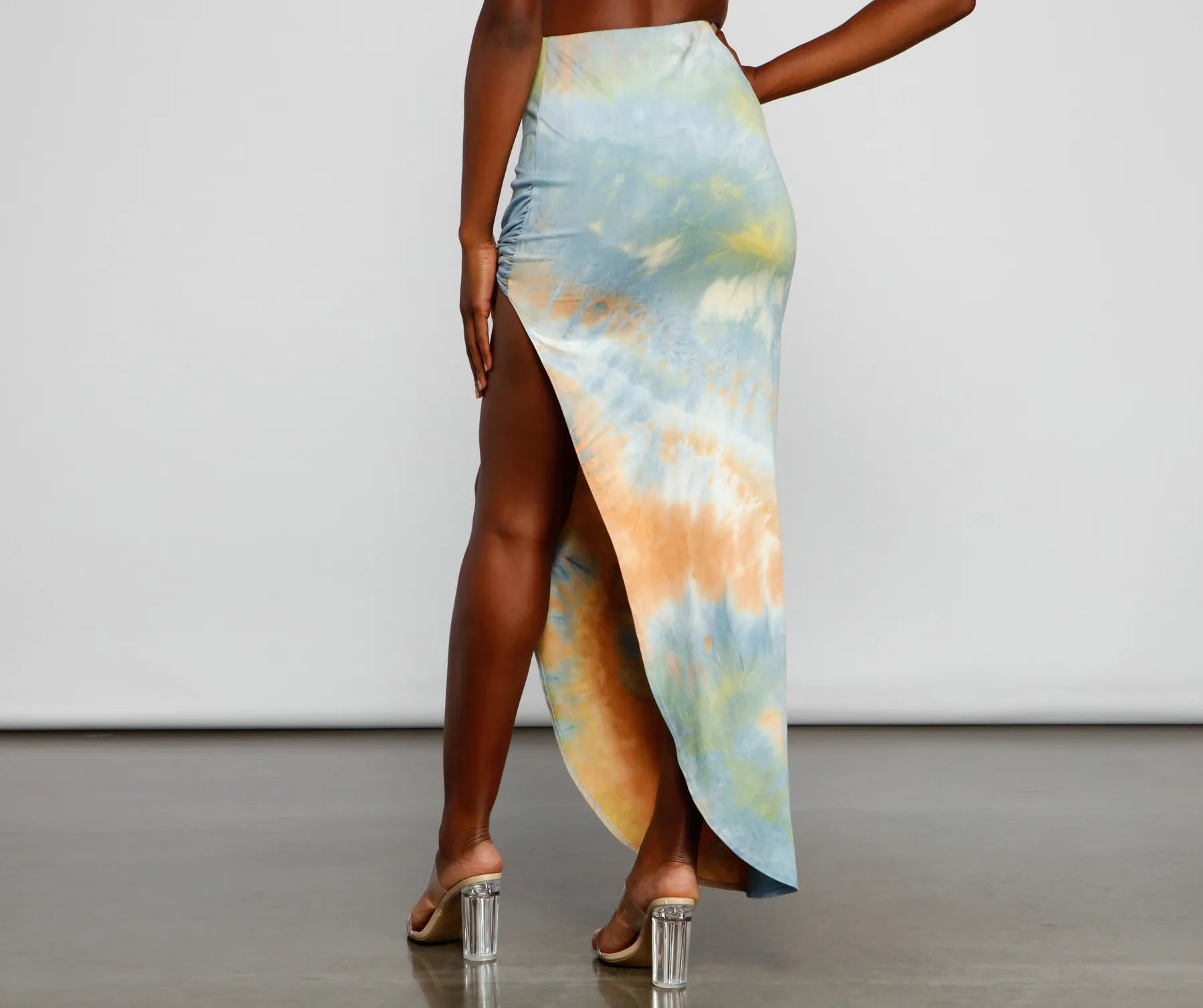 Golden Hour Tie-Dye Maxi Skirt - Image 15