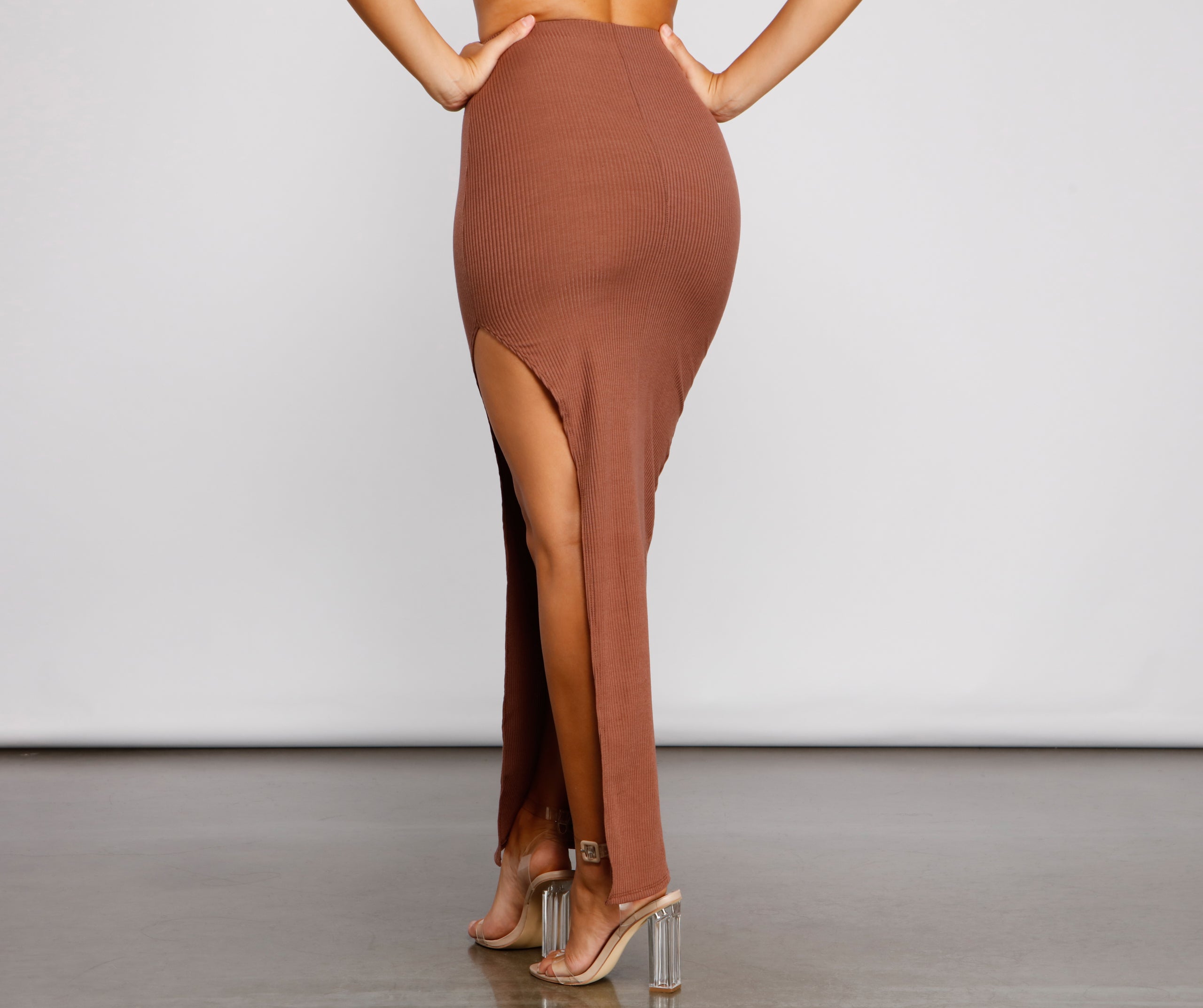 So Stunning Asymmetrical Maxi Skirt - Image 11