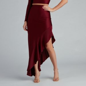 Flirtatious Fashionista Maxi Skirt