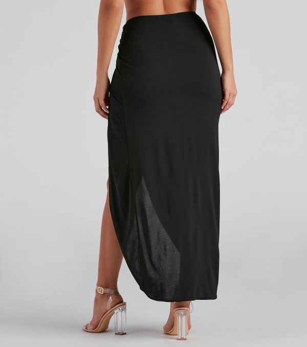 All Night Wrap Maxi Skirt - Image 7