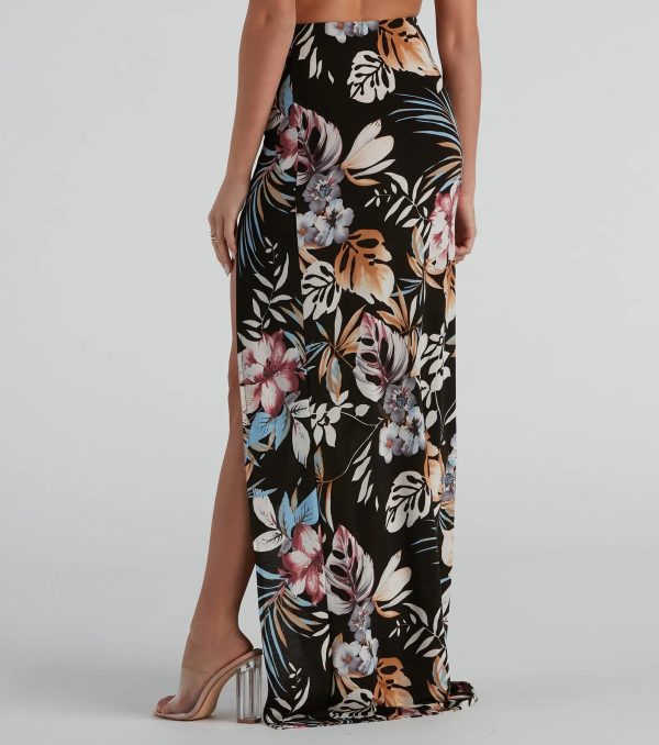 Ticket To Paradise Slit Maxi Skirt - Image 3