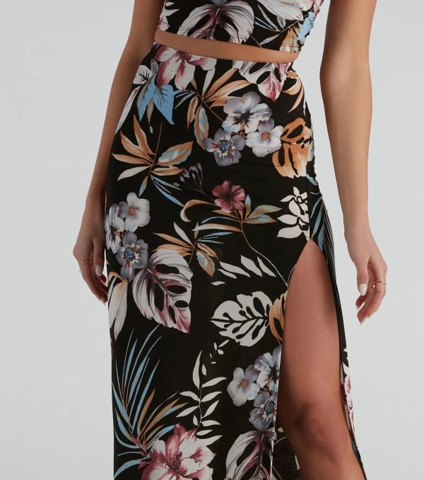 Ticket To Paradise Slit Maxi Skirt - Image 4