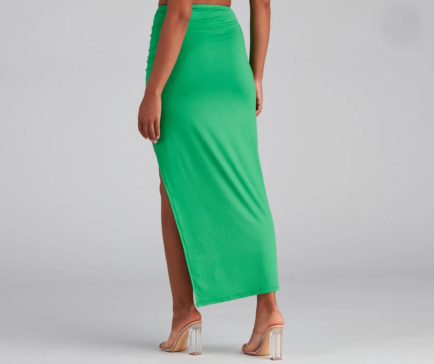 Keeping Knit Casual Maxi Skirt - Image 2