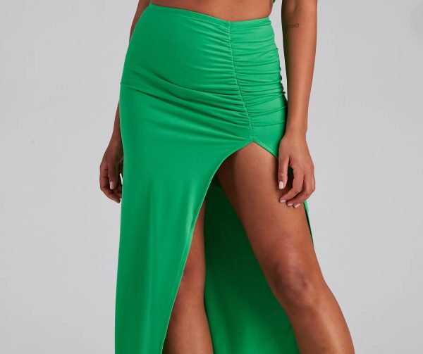 Keeping Knit Casual Maxi Skirt - Image 3