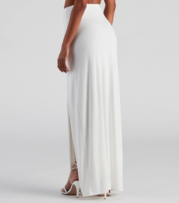 Staycation High Slit Maxi Skirt - Image 4