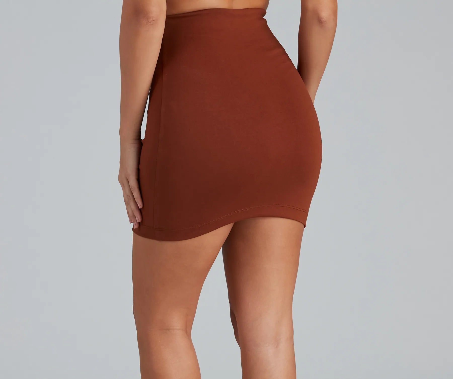 On Point In Ponte Knit High Waist Mini Skirt - Image 64