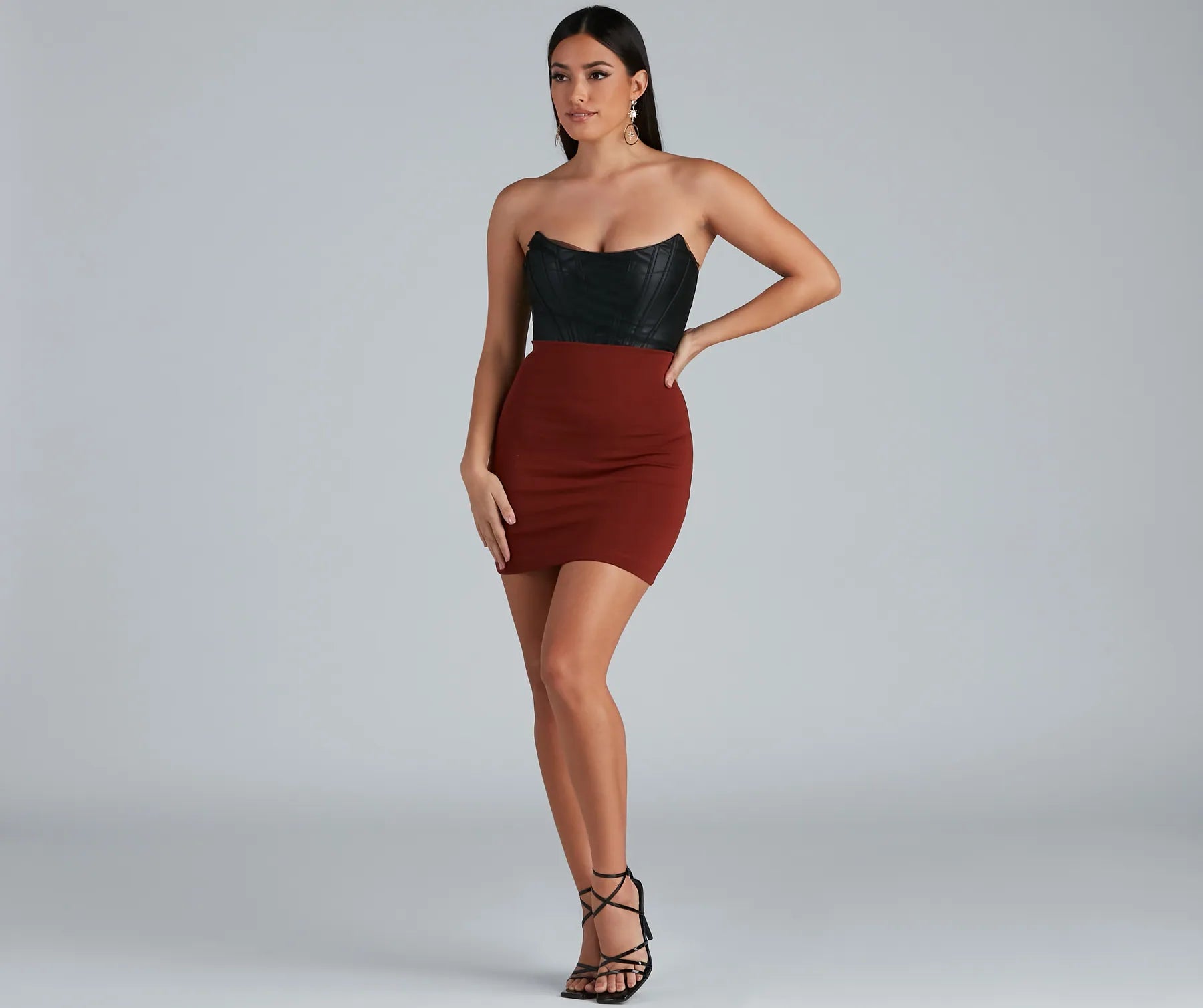 On Point In Ponte Knit High Waist Mini Skirt - Image 58