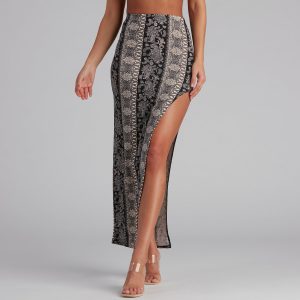 All The Boho Vibes Maxi Skirt