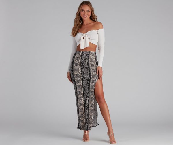 All The Boho Vibes Maxi Skirt - Image 5