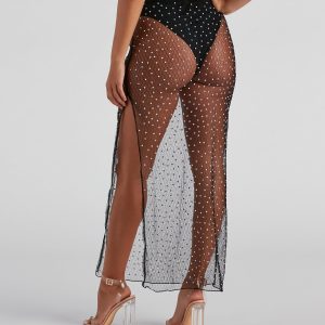 Glitzy Poolside Vibes Maxi Skirt
