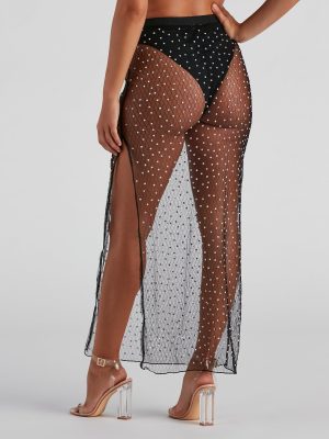 Glitzy Poolside Vibes Maxi Skirt