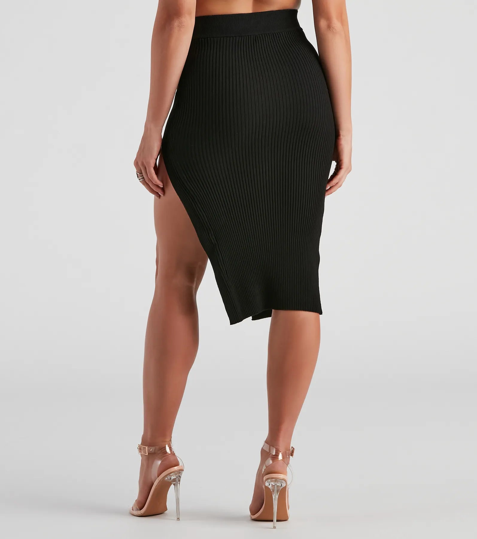 Crushing On You Knit Midi Skirt - Image 3