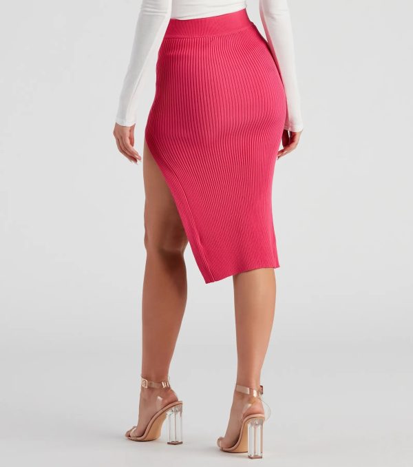 Crushing On You Knit Midi Skirt - Image 7