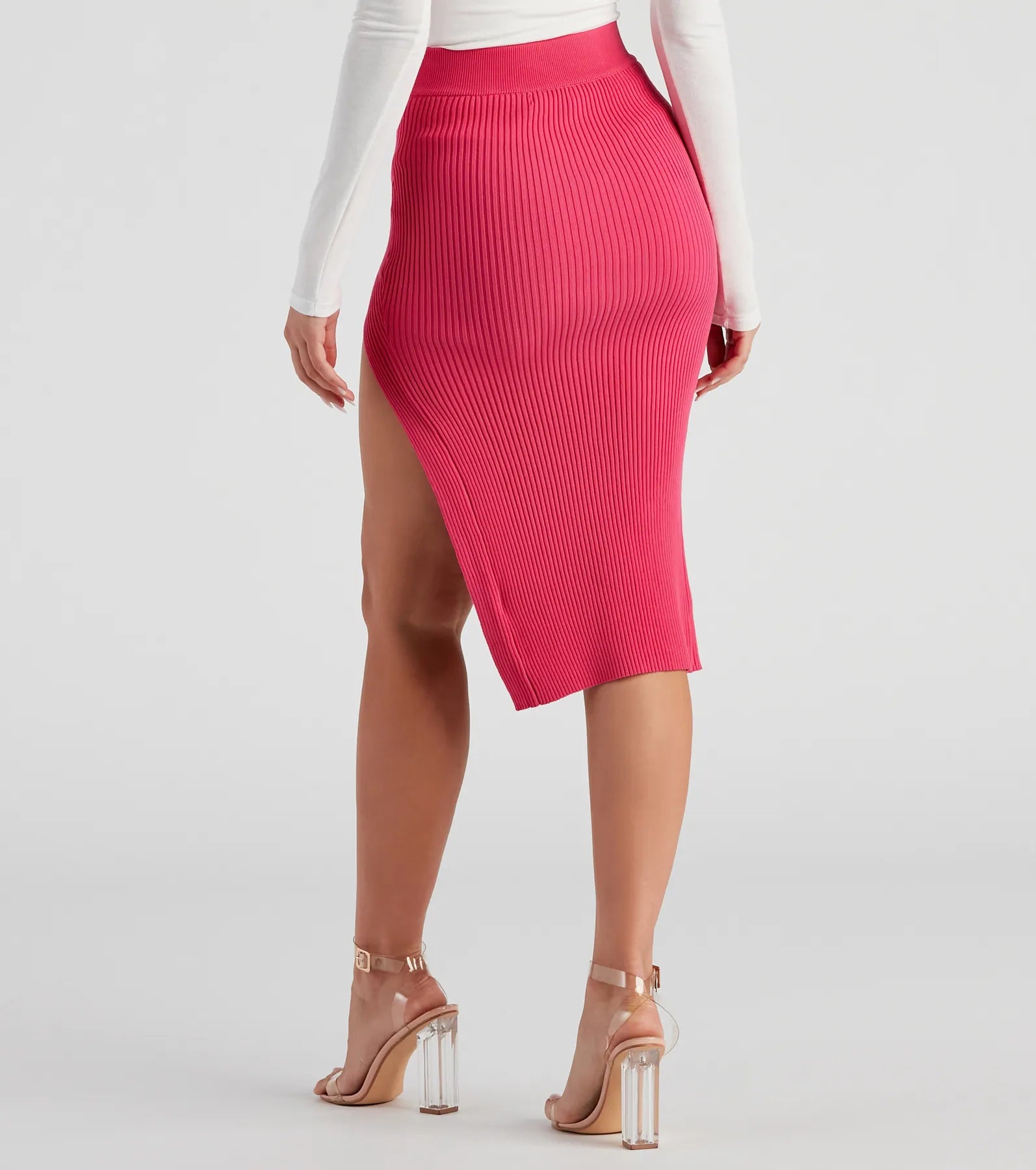 Crushing On You Knit Midi Skirt - Image 7