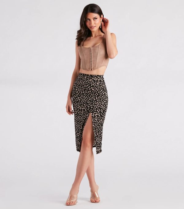 Fiercely Chic Leopard Midi Skirt - Image 2
