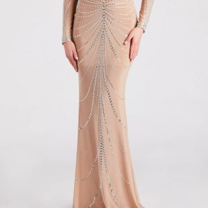 Wrapped In Rhinestone Maxi Skirt
