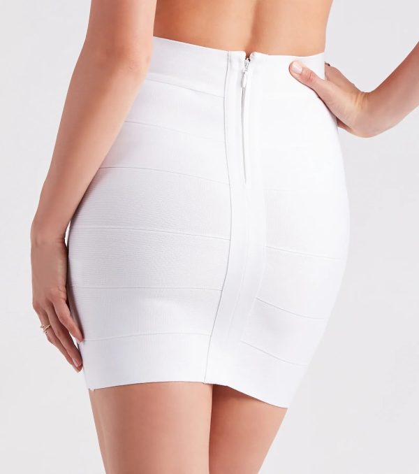 Sleek And Snatched Bandage Mini Skirt - Image 23
