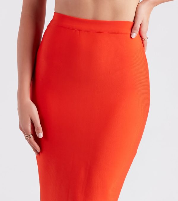 Meet Your Match Bandage Midi Skirt - Image 4
