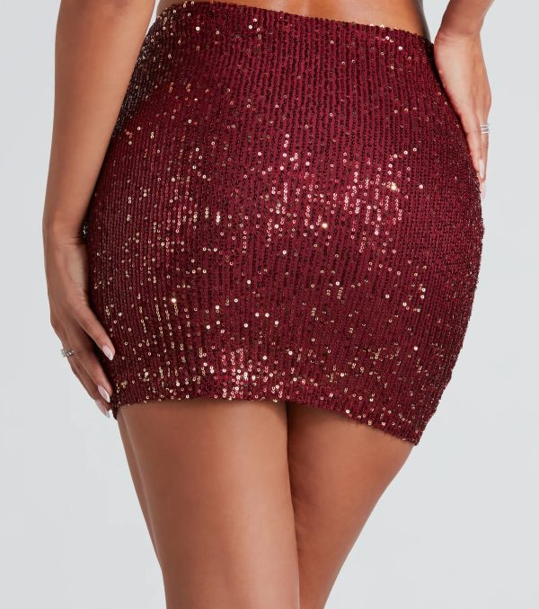 Save A Dance Sequin Mini Skirt - Image 3