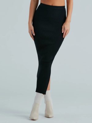 Another Slay Sweater Knit Maxi Skirt