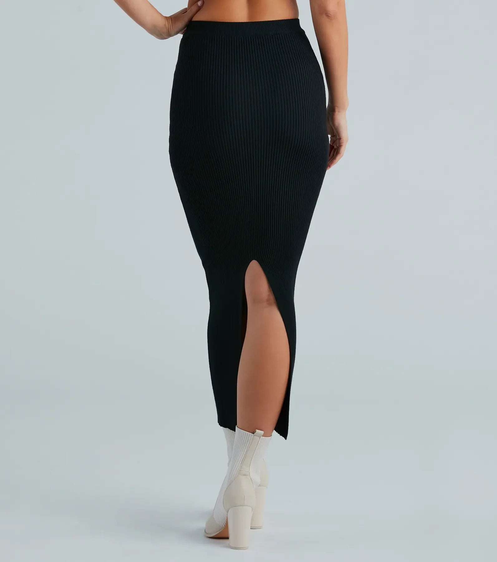 Another Slay Sweater Knit Maxi Skirt - Image 3