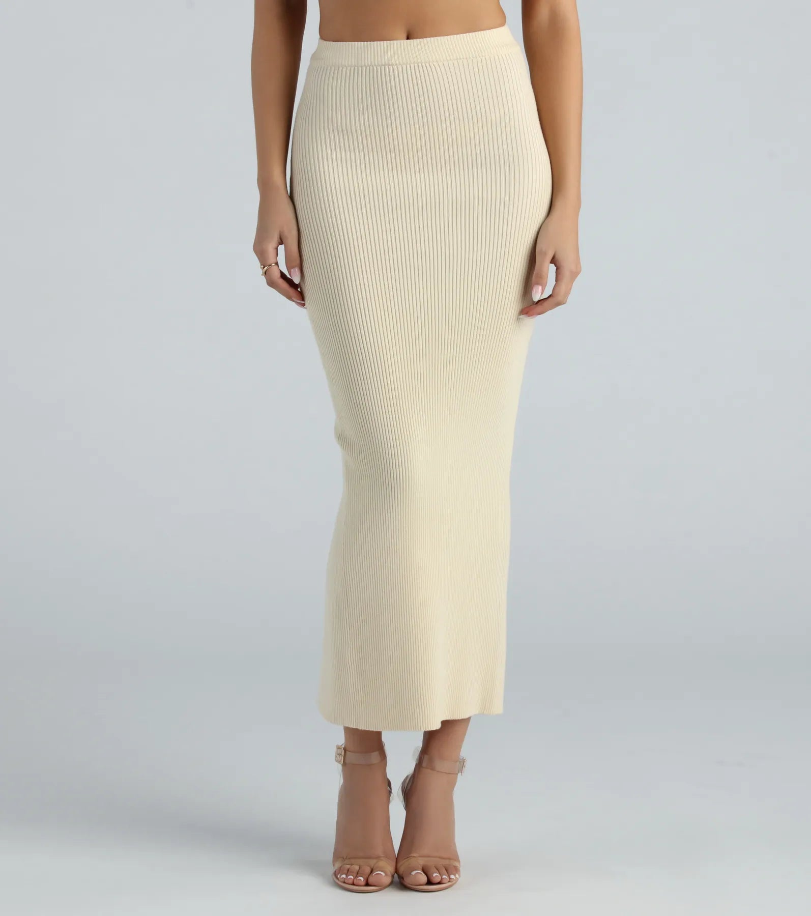 Another Slay Sweater Knit Maxi Skirt - Image 5