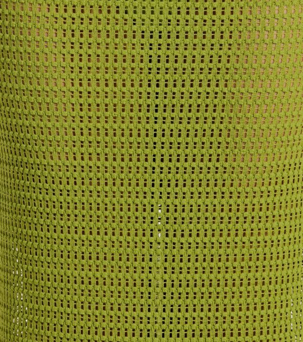 Sunny Chic High Slit Crochet Maxi Skirt - Image 3