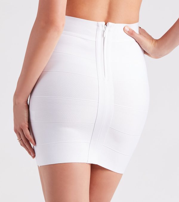 Sleek And Snatched Bandage Mini Skirt - Image 3