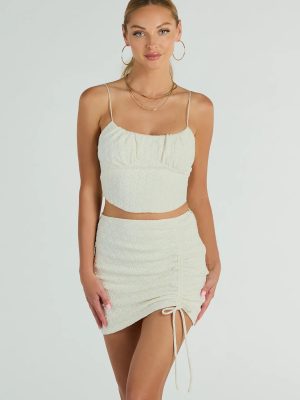 All Day Darling High Rise Lace Mini Skirt