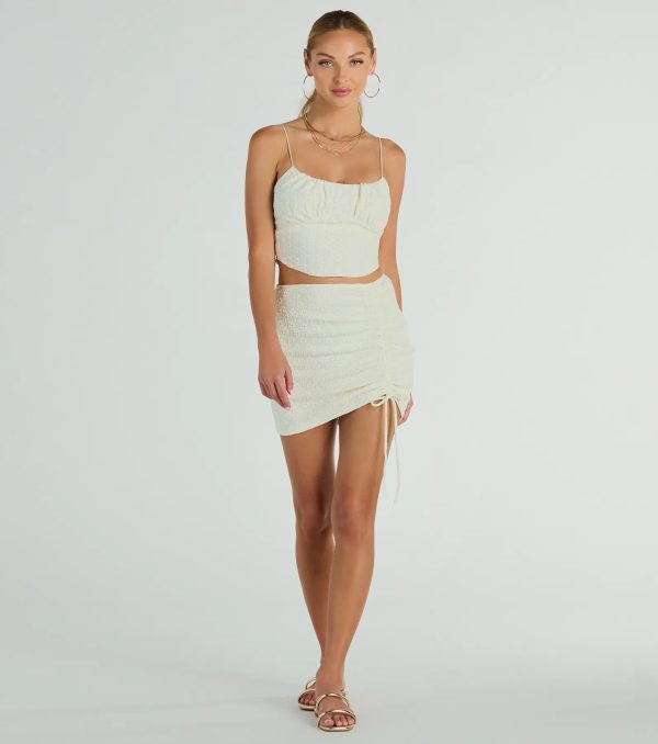 All Day Darling High Rise Lace Mini Skirt - Image 4
