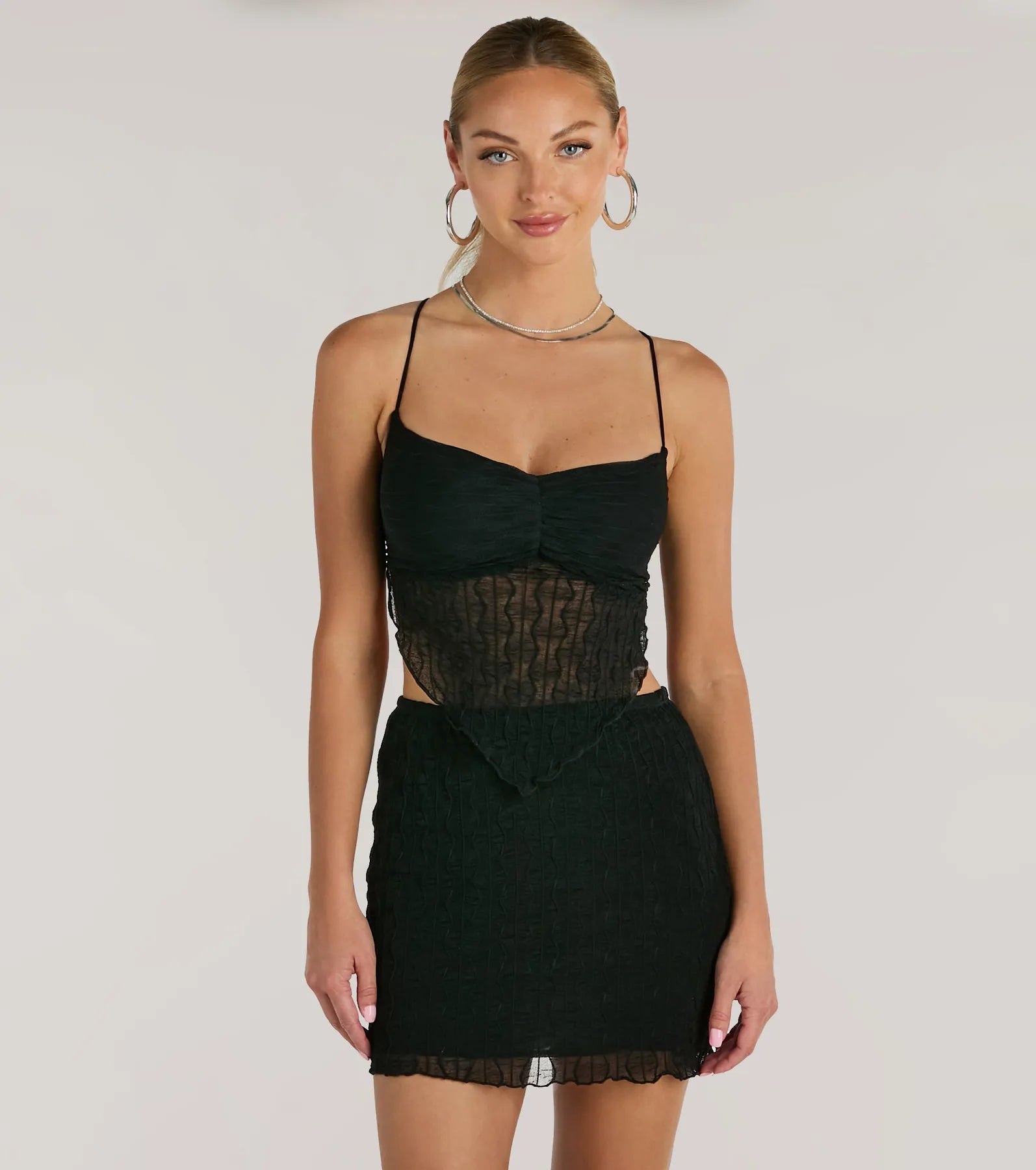 Feeling Daring Texture Knit Mini Skirt - Image 8