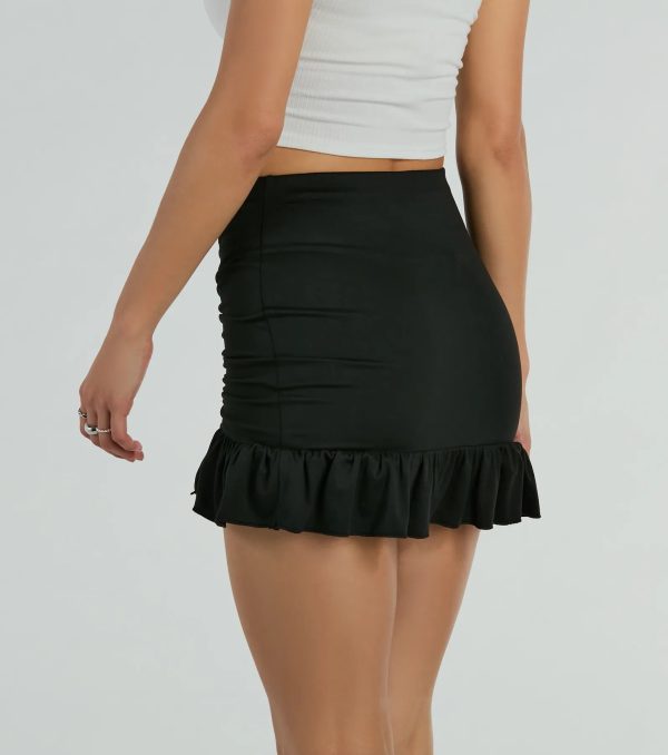 Flirty Fun High-Rise Ruffle Mini Skirt - Image 2
