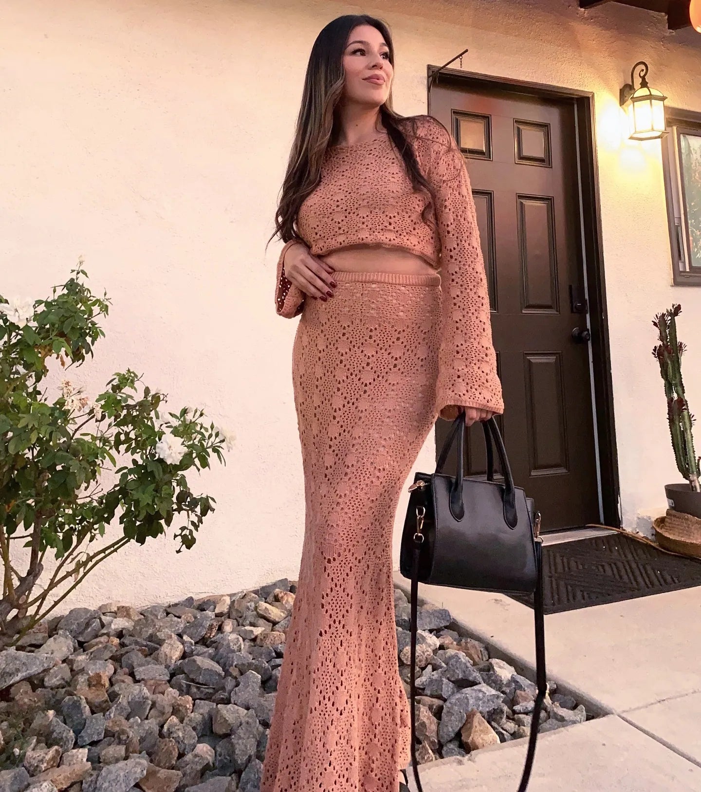 Weekend Mood Crochet Maxi Skirt - Image 5