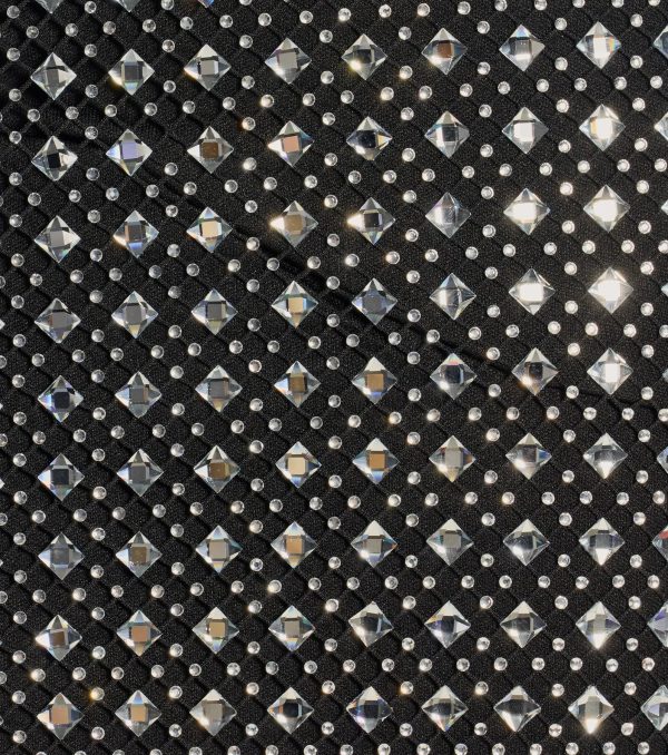 All That Shines Rhinestone Fishnet Maxi Skirt - Image 3