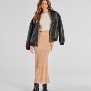 Boho Beauty Floral Lace Maxi Skirt