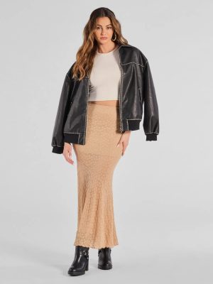 Boho Beauty Floral Lace Maxi Skirt