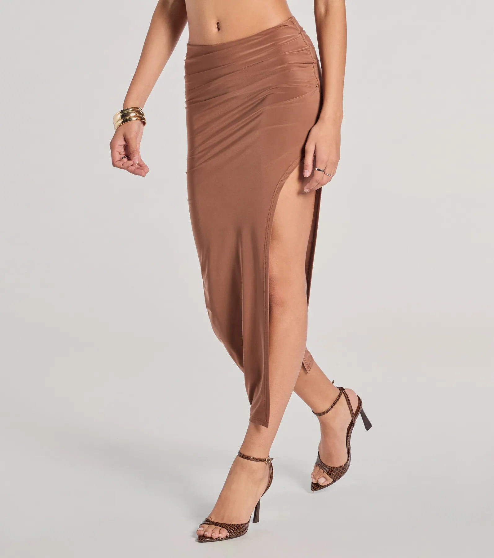 The One High-Rise Slit Maxi Skirt - Image 12