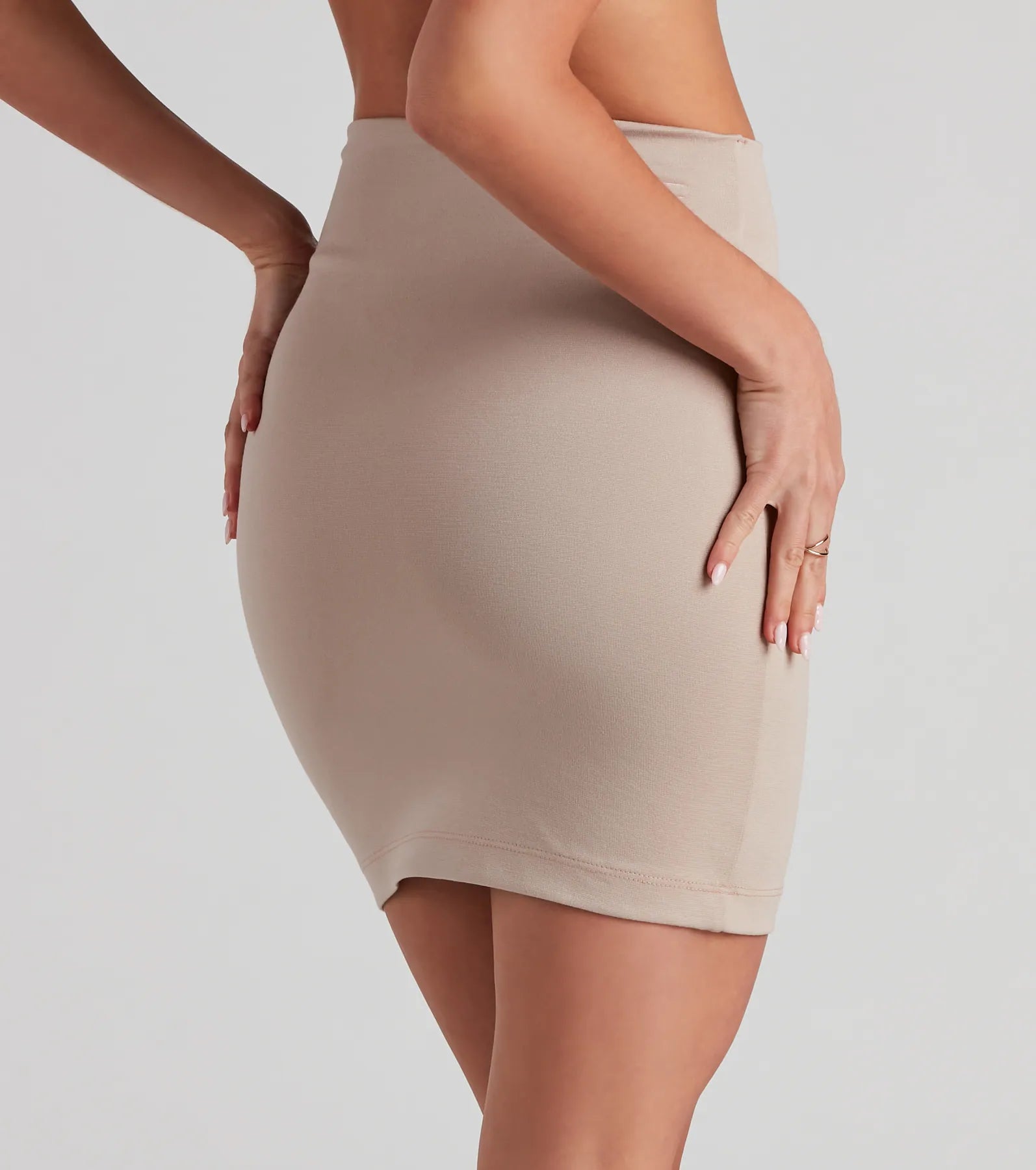 On Point In Ponte Knit High Waist Mini Skirt - Image 12