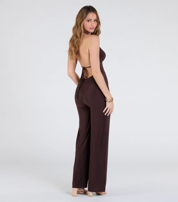 Dinner At Sunset Open Back Wide-Leg Jumpsuit - Image 2