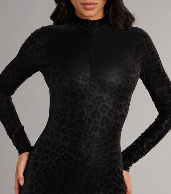 Midnight Mischief Leopard Print Catsuit - Image 4