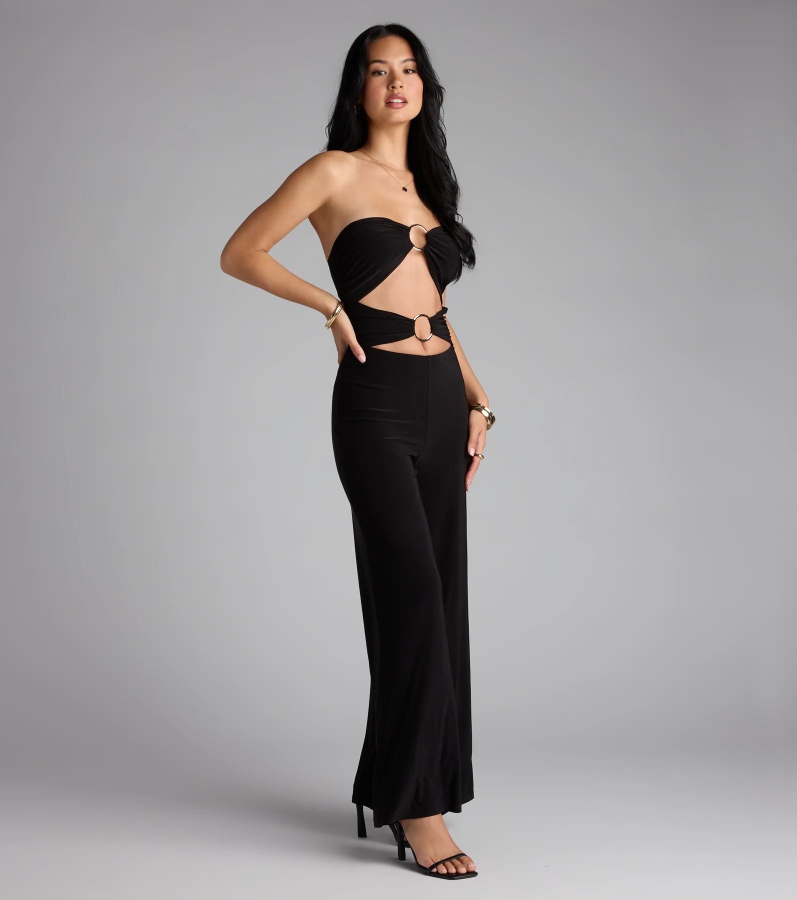 Get Like Me Cutout Wide-Leg Jumpsuit - Image 4