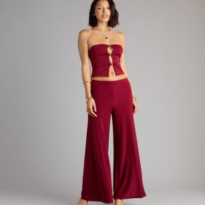 Luxe Girl Agenda Wide Leg Knit Pants