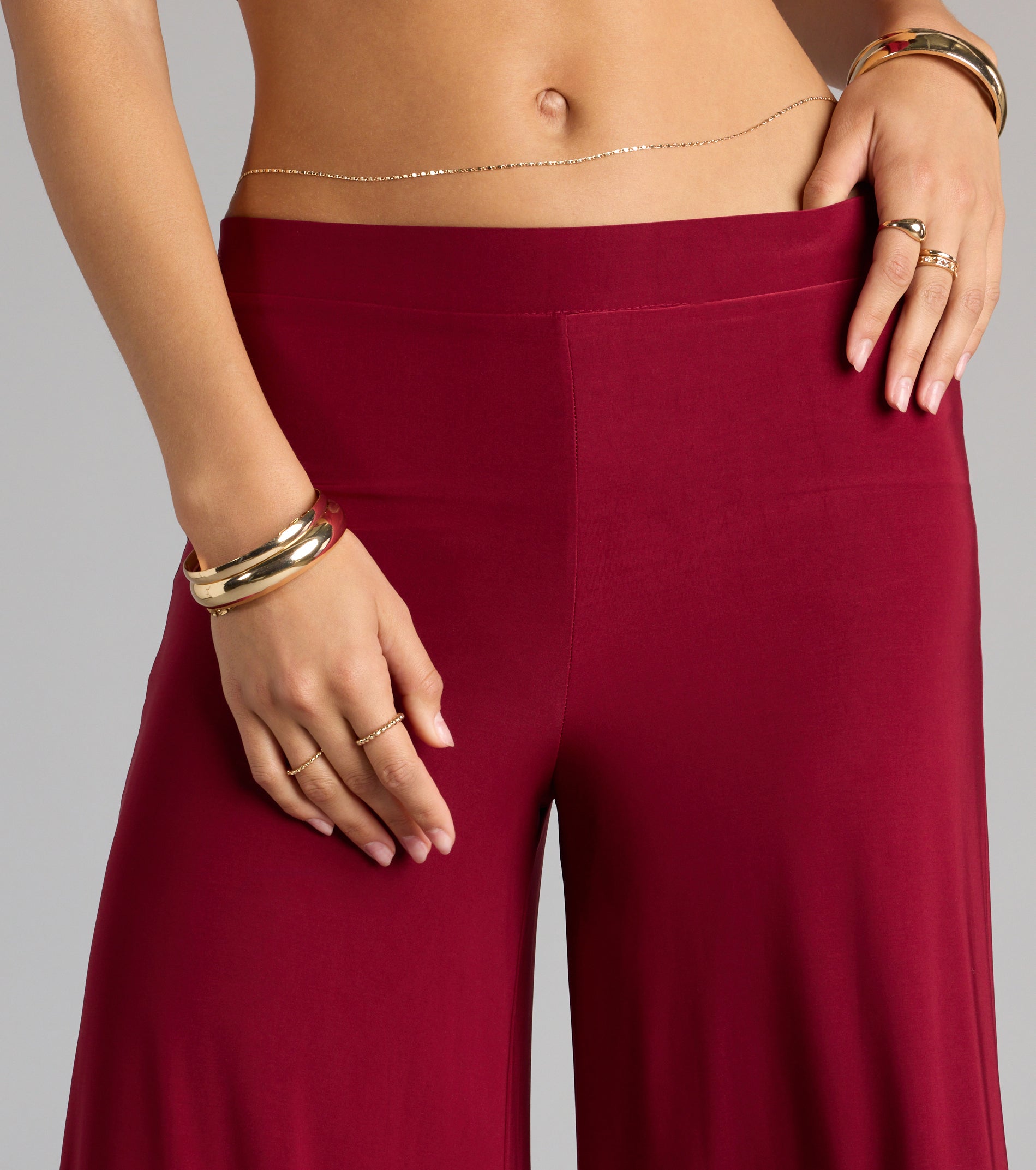 Luxe Girl Agenda Wide Leg Knit Pants - Image 3
