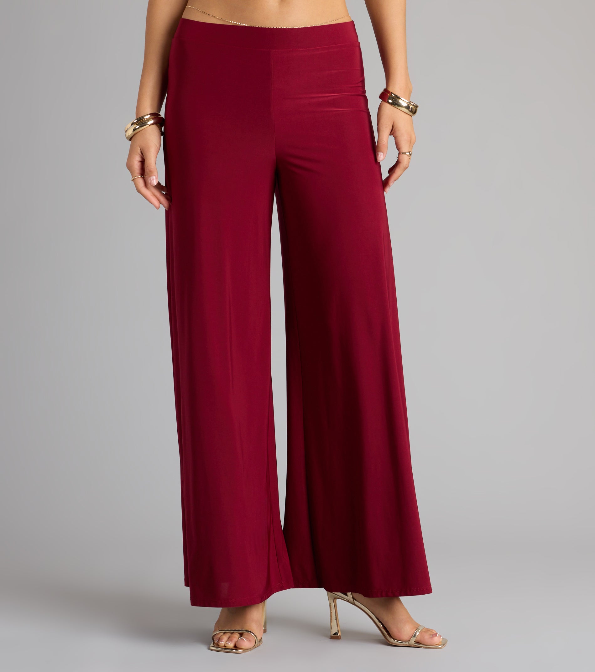 Luxe Girl Agenda Wide Leg Knit Pants - Image 4