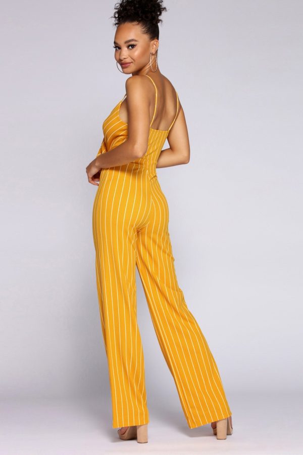 All For One Striped Jumpsuit - Image 3