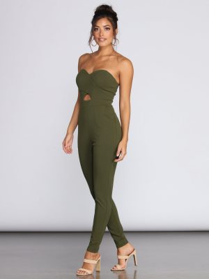Be Mine Sweetheart Tapered Jumpsuit