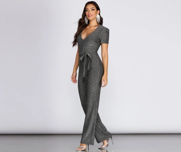 Go Your Own Way Glitter Jumpsuit - Image 3