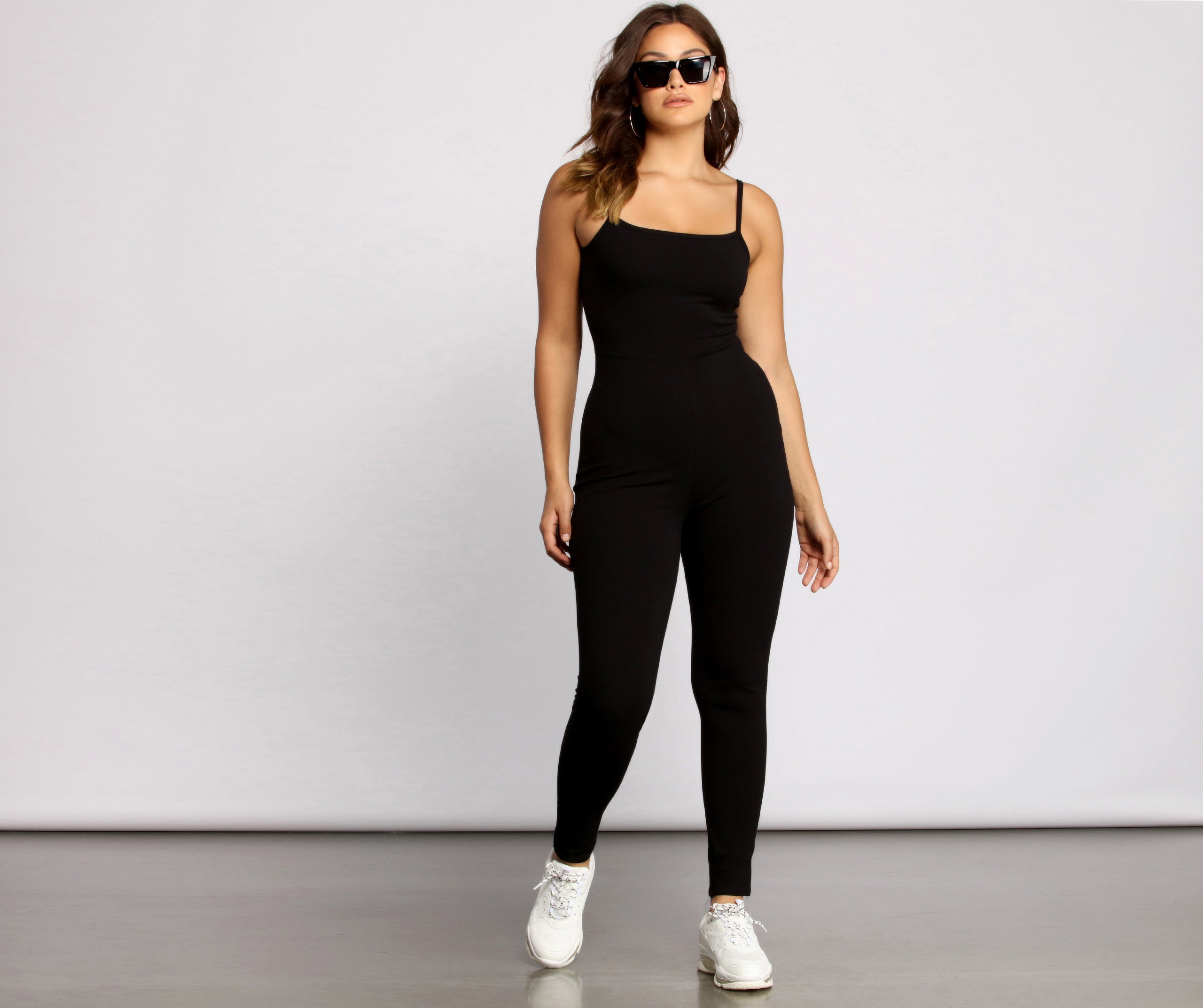 On That Basic Open Back Sleeveless Catsuit - Image 3