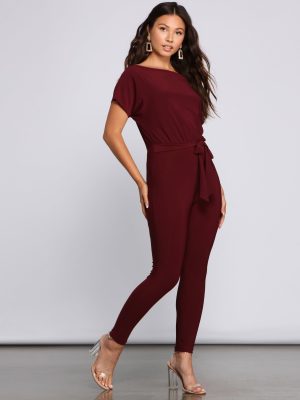 Chill Out Boat Neck Catsuit